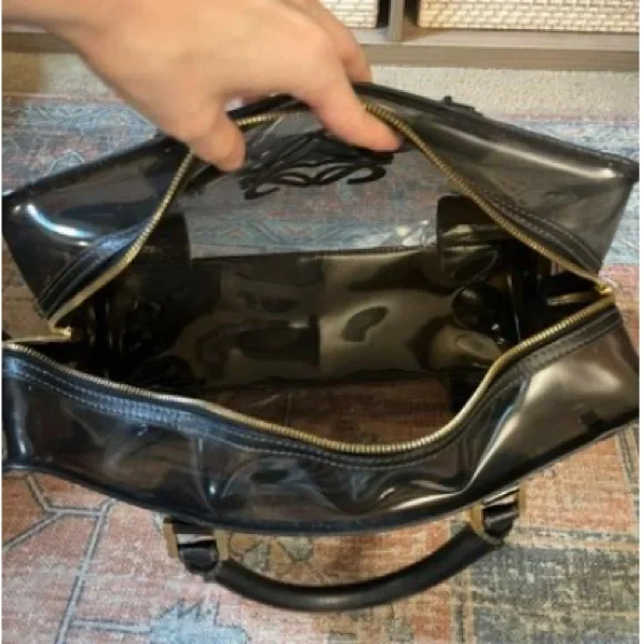 LOEWE LIMITED EDITION Amazona Vinyl Handbag Bag w/ Lock & Key + COA ✨RARE✨